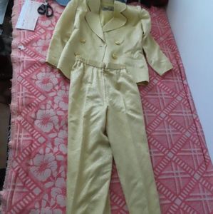 vintage rare 50s 60s Fashion for Lady Matsuzakaya silk suit sz 3 (Read)